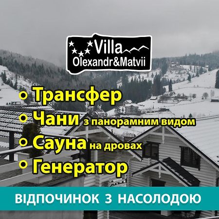 Villa Olexandr&Matvii Буковель Екстер'єр фото